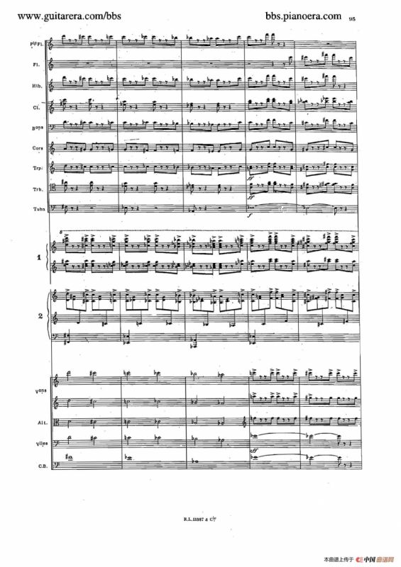 Concerto for 2 Pianos in d Minor（d小调双钢琴协奏曲·总谱）