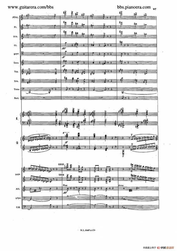 Concerto for 2 Pianos in d Minor（d小调双钢琴协奏曲·总谱）