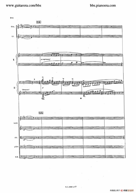 Concerto for 2 Pianos in d Minor（d小调双钢琴协奏曲·总谱）