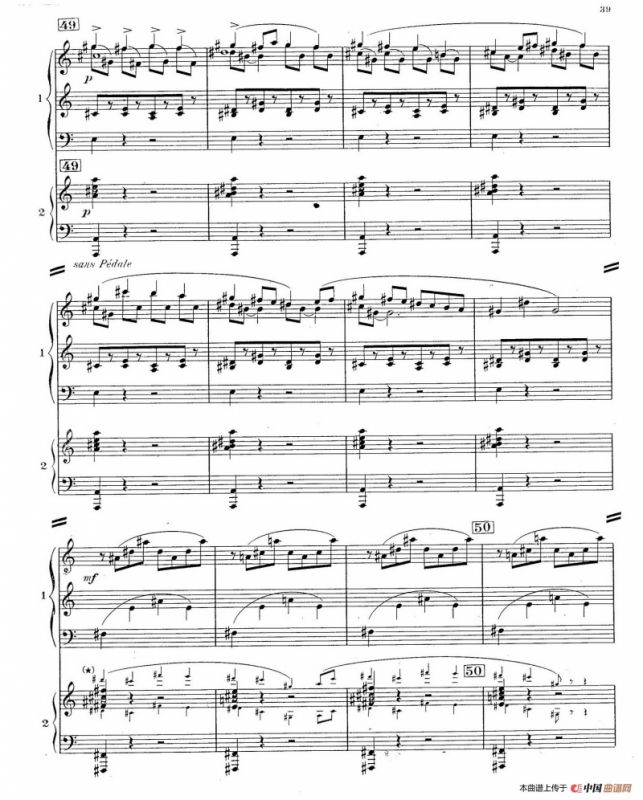 Concerto for 2 Pianos in d Minor（d小调双钢琴协奏曲· 第三乐章）