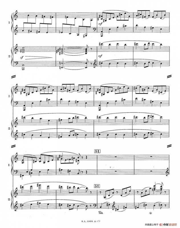 Concerto for 2 Pianos in d Minor（d小调双钢琴协奏曲· 第三乐章）