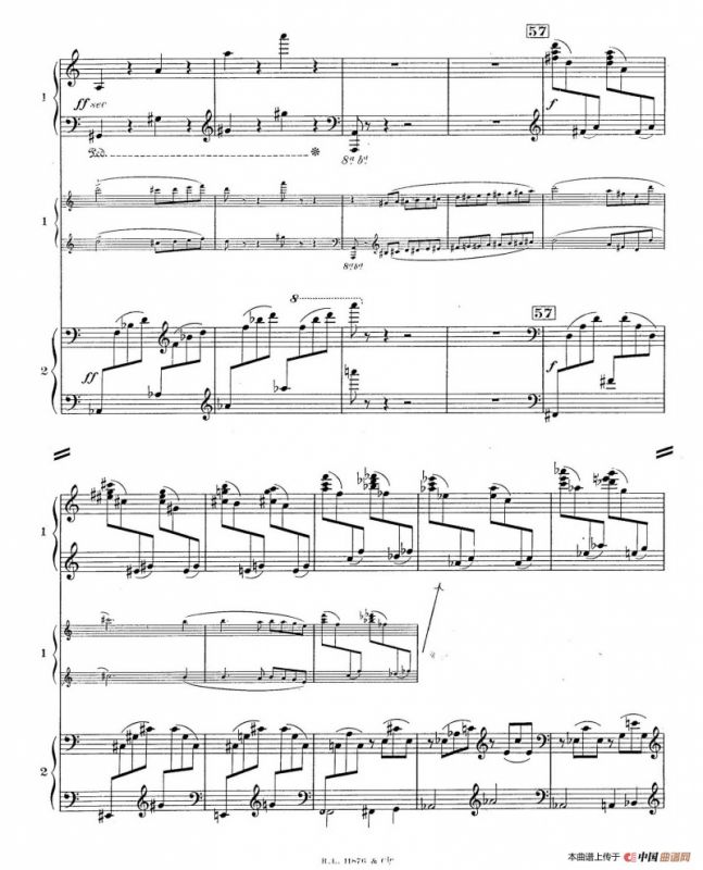 Concerto for 2 Pianos in d Minor（d小调双钢琴协奏曲· 第三乐章）