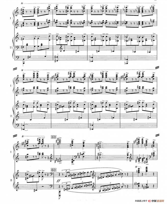 Concerto for 2 Pianos in d Minor（d小调双钢琴协奏曲· 第三乐章）