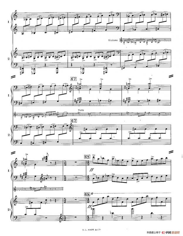 Concerto for 2 Pianos in d Minor（d小调双钢琴协奏曲· 第三乐章）
