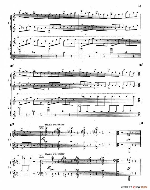 Concerto for 2 Pianos in d Minor（d小调双钢琴协奏曲· 第三乐章）