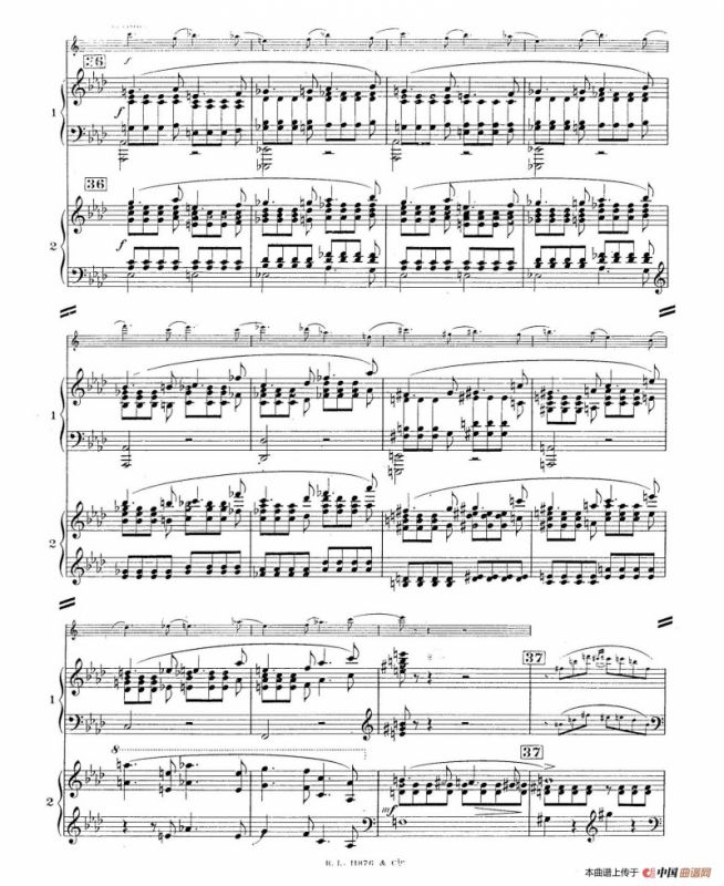 Concerto for 2 Pianos in d Minor（d小调双钢琴协奏曲· 第二乐章）