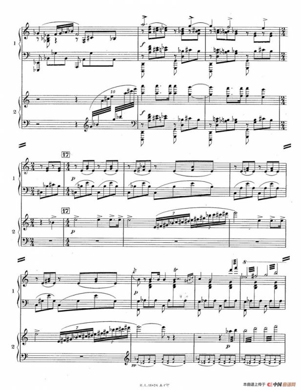 Concerto for 2 Pianos in d Minor（d小调双钢琴协奏曲· 第一乐章）