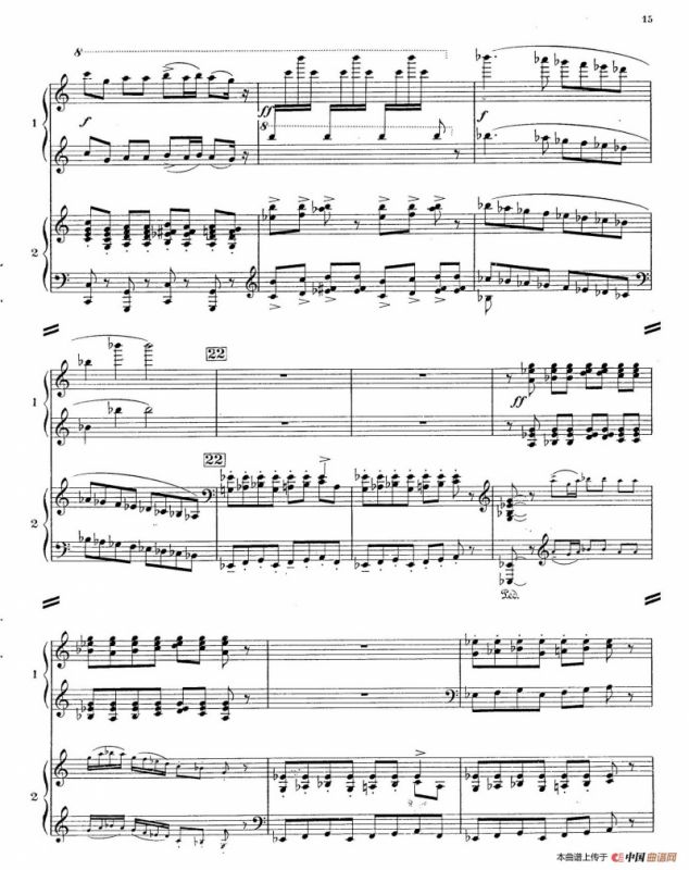 Concerto for 2 Pianos in d Minor（d小调双钢琴协奏曲· 第一乐章）