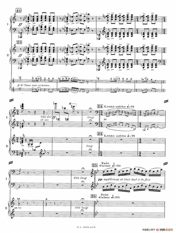 Concerto for 2 Pianos in d Minor（d小调双钢琴协奏曲· 第一乐章）