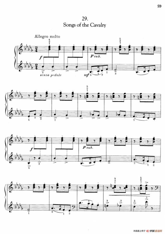 Thirty Pieces For Children Op.27（30首儿童钢琴曲 26—30）