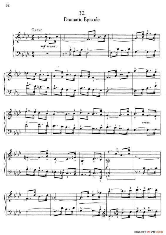 Thirty Pieces For Children Op.27（30首儿童钢琴曲 26—30）