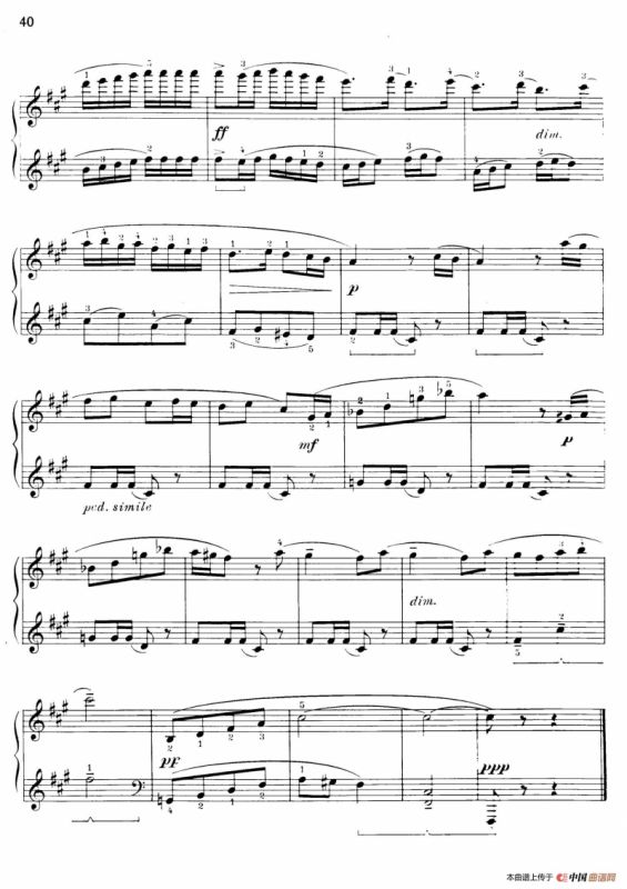 Thirty Pieces For Children Op.27（30首儿童钢琴曲 21—25）