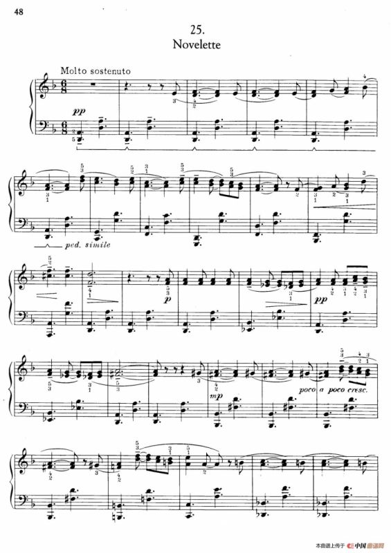 Thirty Pieces For Children Op.27（30首儿童钢琴曲 21—25）