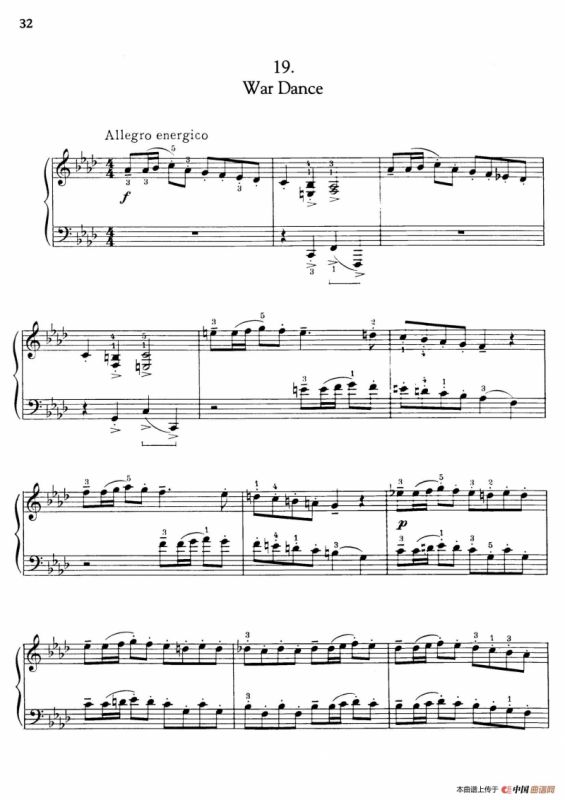 Thirty Pieces For Children Op.27（30首儿童钢琴曲 16—20）