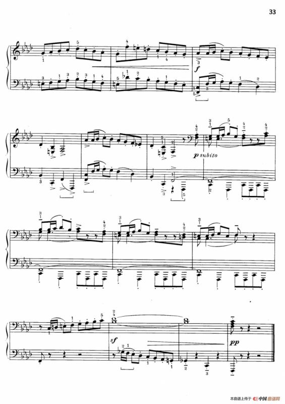 Thirty Pieces For Children Op.27（30首儿童钢琴曲 16—20）