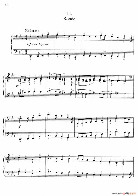 Thirty Pieces For Children Op.27（30首儿童钢琴曲 11—15）