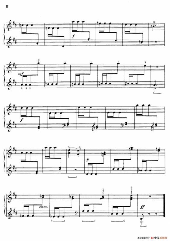 Thirty Pieces For Children Op.27（30首儿童钢琴曲 1—5）