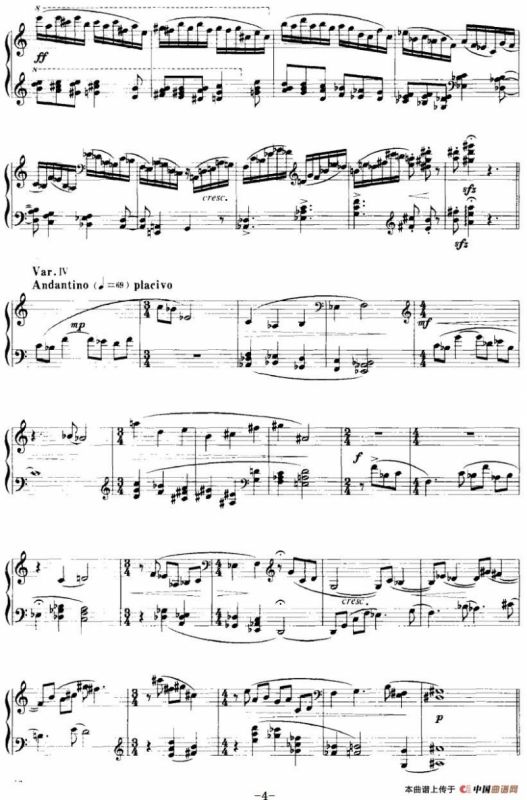 钢琴变奏曲（谢薇婧作曲版）
