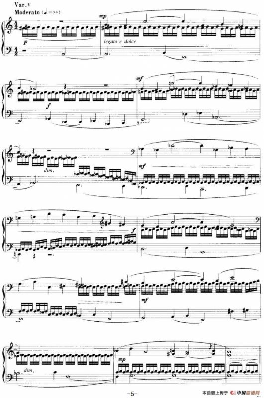钢琴变奏曲（谢薇婧作曲版）