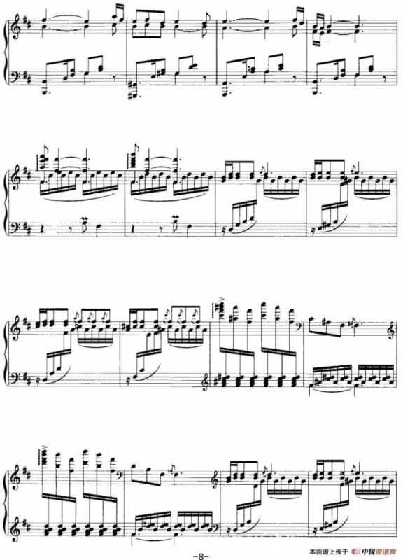 儿童钢琴小曲三首：3.小孔雀的舞蹈