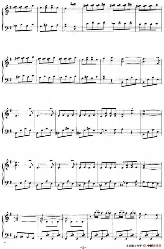 儿童钢琴小曲三首：2.小狗追我