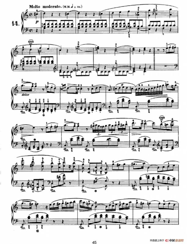 Nocturne No.14 in C Major（C大调第十四号夜曲）