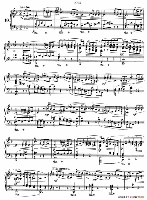 Nocturne No.13 in d Minor（d小调第十三号夜曲）