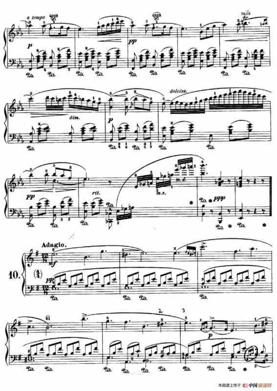 Nocturne No.10 in e Minor（e小调第十号夜曲）