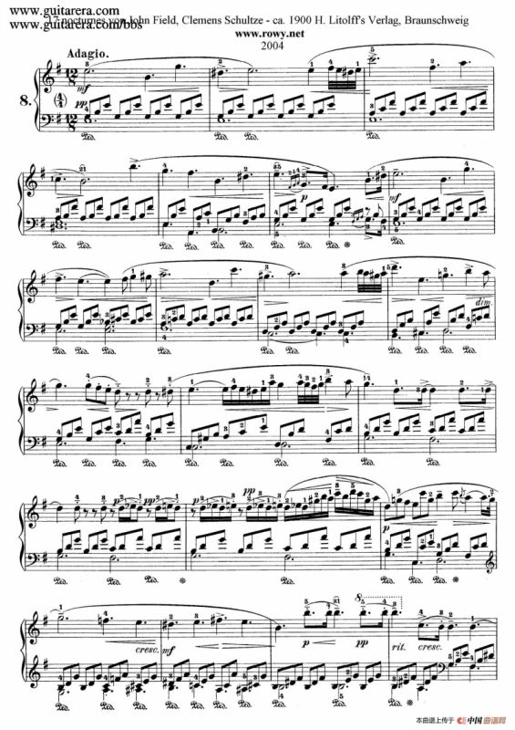 Nocturne No.8 in e Minor （e小调第八号夜曲）