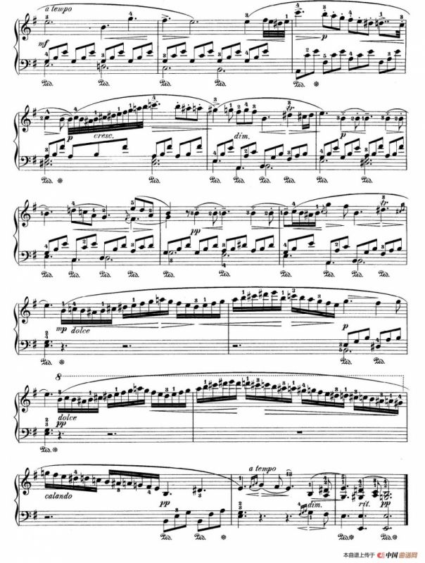 Nocturne No.8 in e Minor （e小调第八号夜曲）