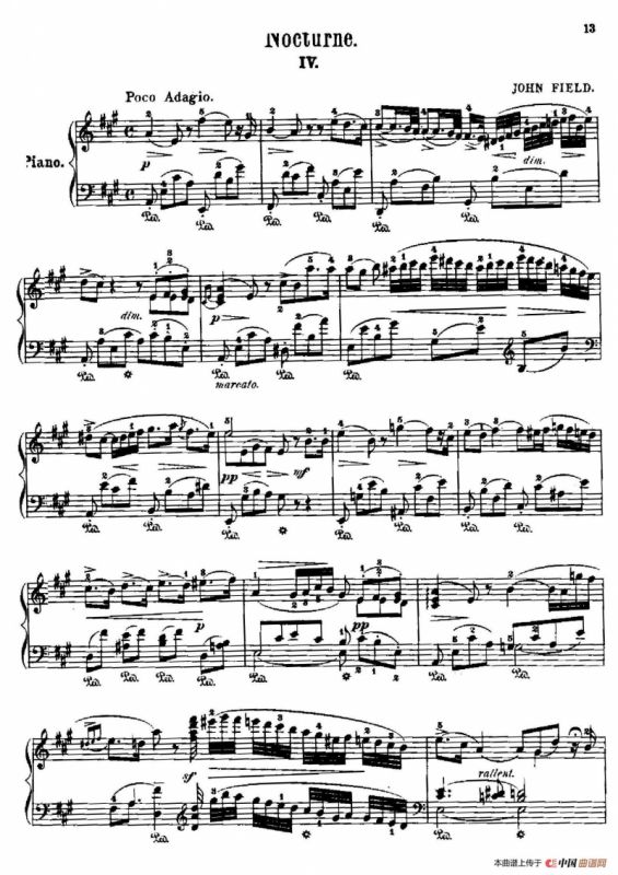 Nocturne No.4 in A Major （A大调第四号夜曲）