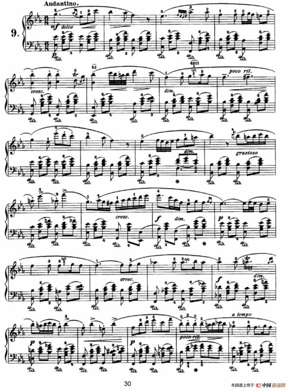 Nocturne No.9 in E-flat Major （降E大调第九号夜曲）