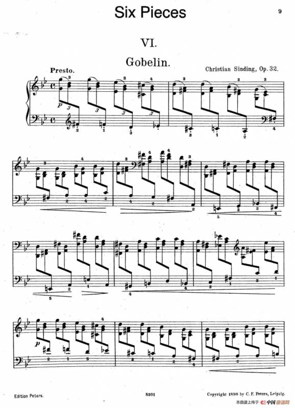 Six Pieces Op.32（6首小品·6. 精灵 ）