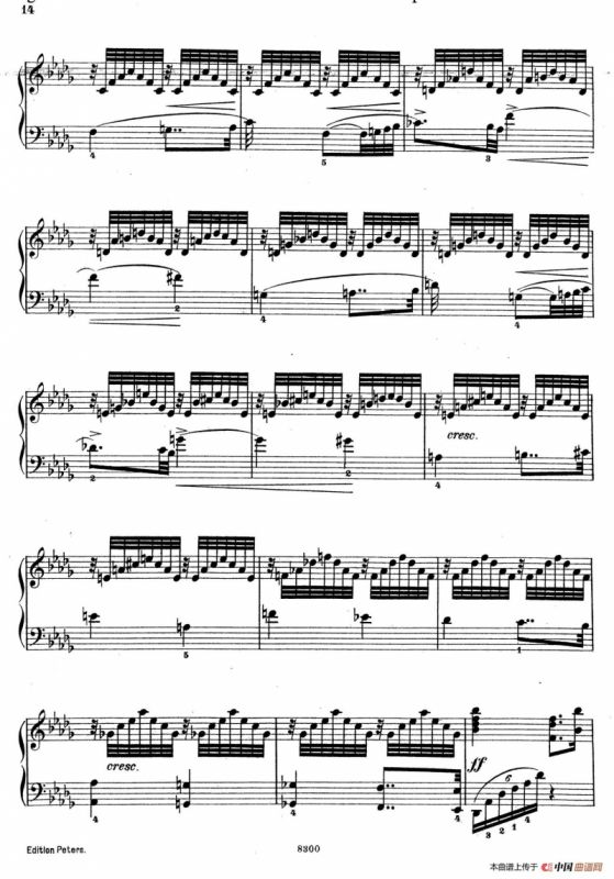 Six Pieces Op.32（6首小品·3. 春之声）