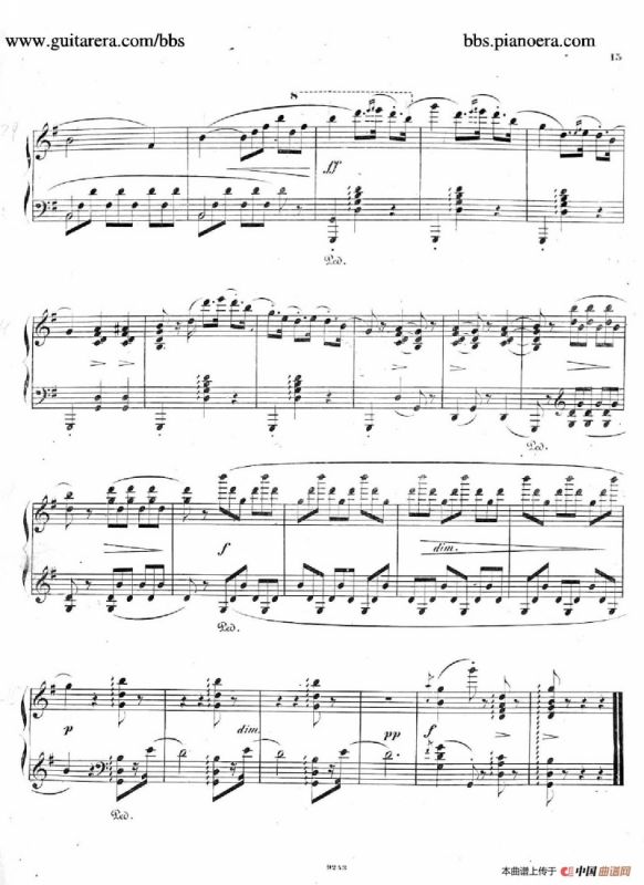Phantasiestücke Op.31（幻想曲集·4. g小调）
