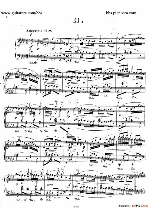 Phantasiestücke Op.31（幻想曲集·2. 降A大调）