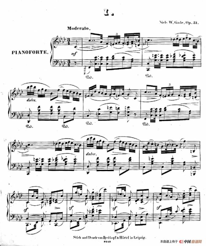 Phantasiestücke Op.31（幻想曲集·1. f小调）