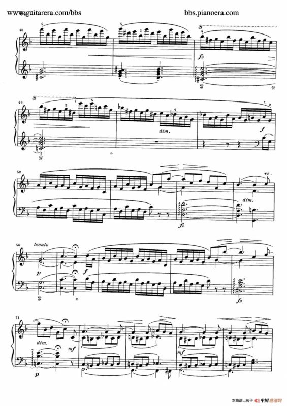 Neue Aquarelle Op.57（新水彩画· 5. 随想曲）