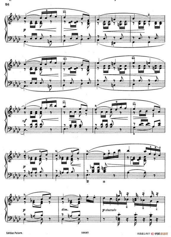 Akvareller Op.19（水彩画 9. 新事曲）