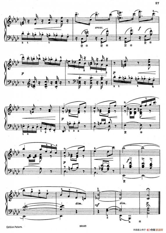 Akvareller Op.19（水彩画 9. 新事曲）