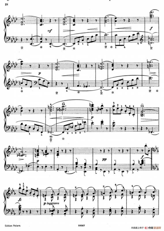 Akvareller Op.19（水彩画 6. 随想曲）