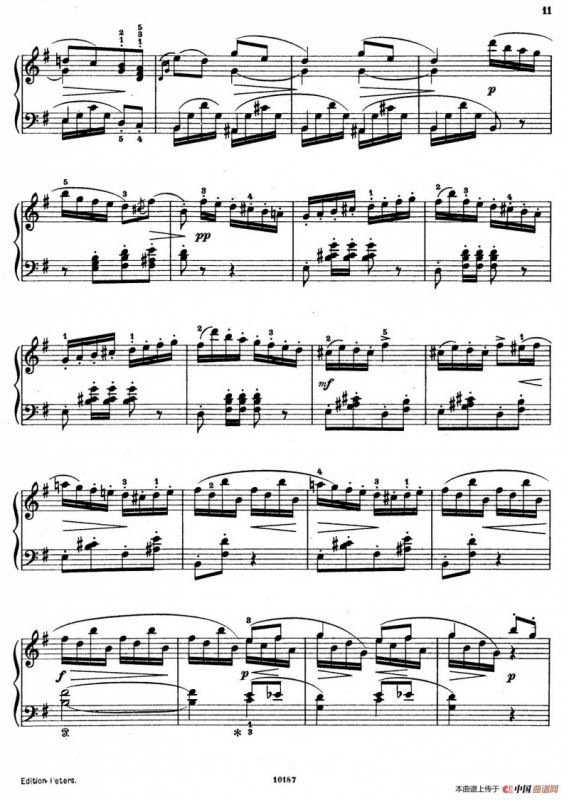 Akvareller Op.19（水彩画·4. 幽默曲）