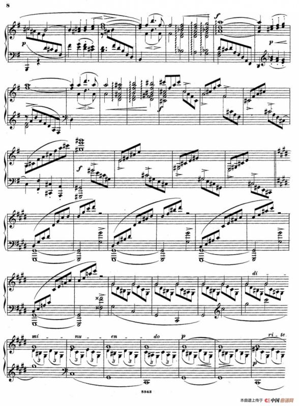 Piano Sonata in e Minor Op.28（e小调钢琴奏鸣曲）