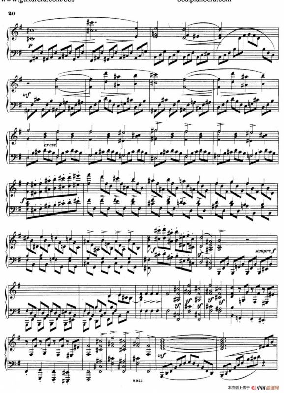 Piano Sonata in e Minor Op.28（e小调钢琴奏鸣曲）