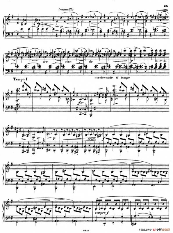 Piano Sonata in e Minor Op.28（e小调钢琴奏鸣曲）
