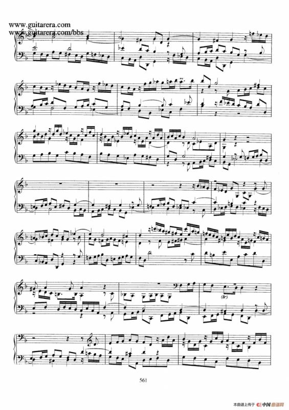 Toccata BWV 913（7首托卡塔·No.4.d小调）