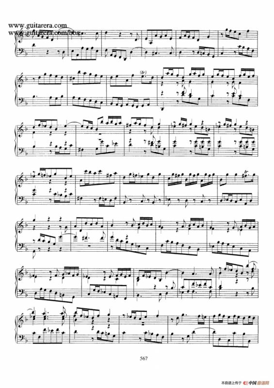 Toccata BWV 913（7首托卡塔·No.4.d小调）