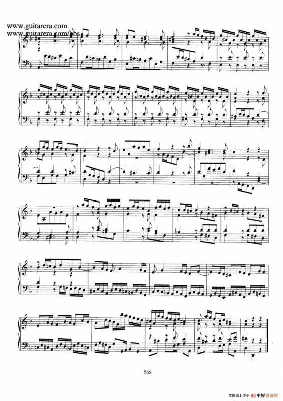 Toccata BWV 913（7首托卡塔·No.4.d小调）