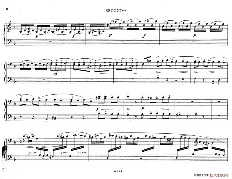 d小调托卡塔与赋格（BWV 565·雷格改编钢琴四手联弹版）