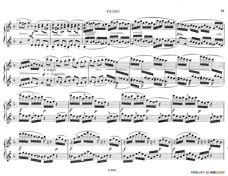 d小调托卡塔与赋格（BWV 565·雷格改编钢琴四手联弹版）